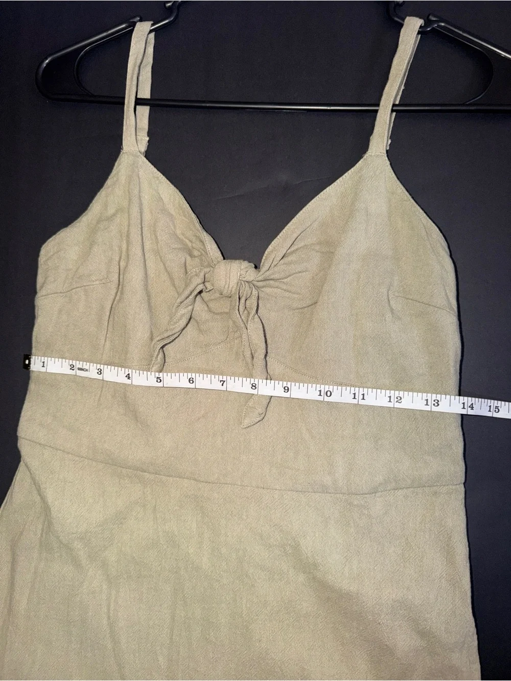Hollister Olive Green Smocked Tank Top - Picture 3 of 4